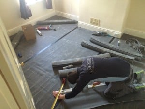 Ηχομόνωση δαπέδου μπετόν από κτυπογενείς ήχους